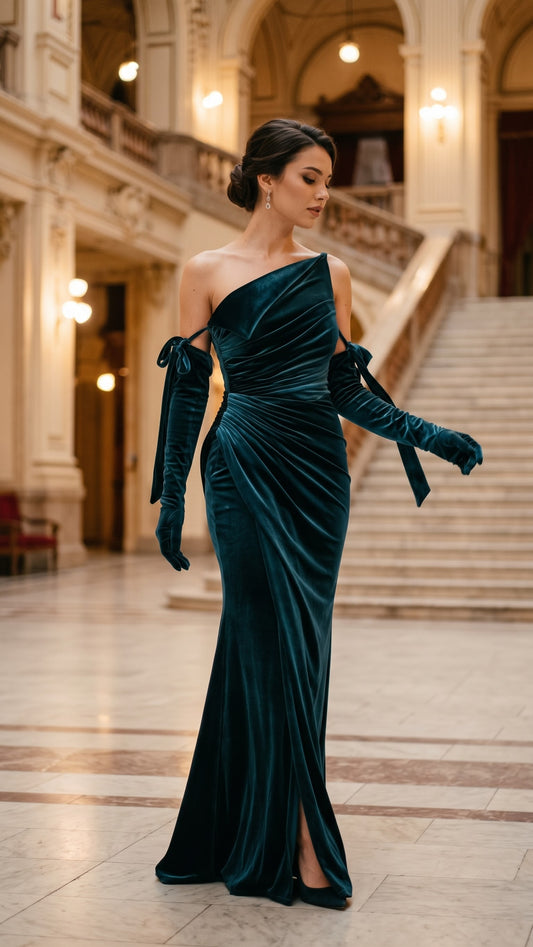 Velvet Evening Dress