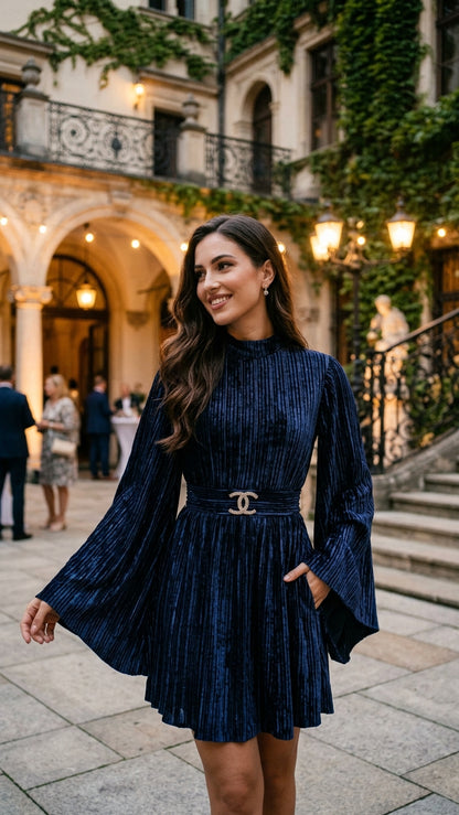 Velvet Mini Dress